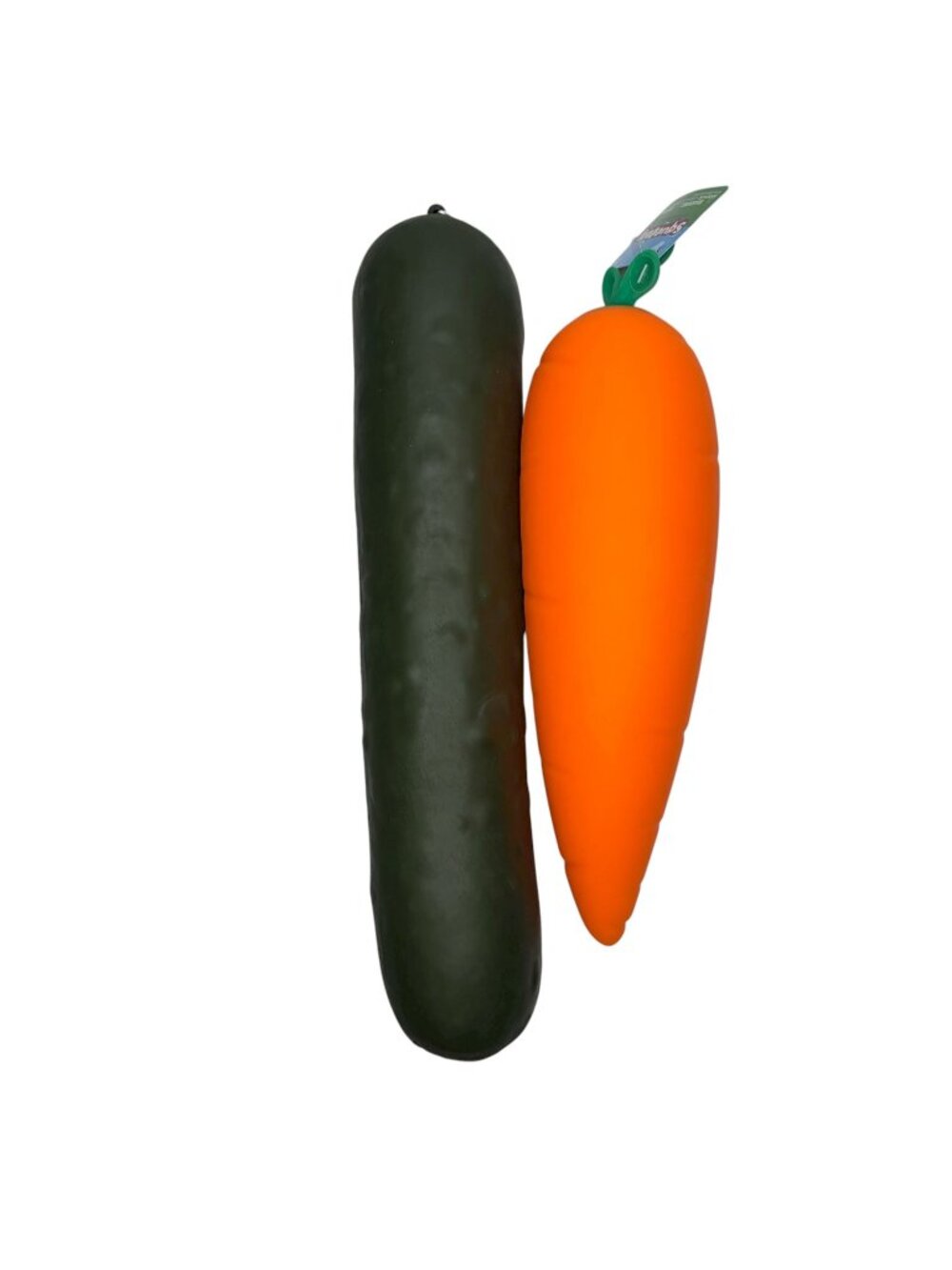 Jumbo Squeezy Toy Bundle Pickle and Carrot SmushMart